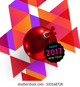 Diseño de Navidad y elementos para Navidad y Año Nuevo 2017 Invitaciones, carteles, volantes, afiches y carteles - Ilustración vectorial