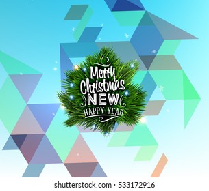 Diseño de Navidad y elementos para Navidad y Año Nuevo 2017 Invitaciones, carteles, volantes, afiches y carteles - Ilustración vectorial