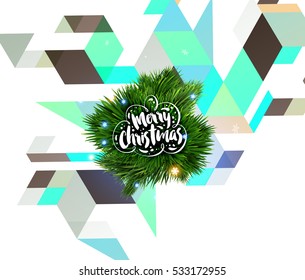 Weihnachtsdesign und Elemente für Einladungen, Plakate, Flyer, Poster und Banner zum Weihnachtsfest 2017 - Vektorgrafik