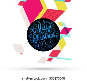 Christmas Design and Elements for Xmas and New Year 2017 Invitations, Placards, Flyers, Posters and Banners - Vector Illustration