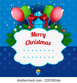 Christmas design gift (blue)