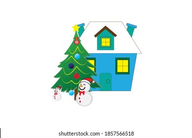 Christmas Design, is a design with Christmas illustrations made in Illustrator. This design is a design with a Christmas atmosphere.