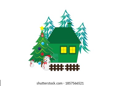 Christmas Design, ist ein Design mit Weihnachtsillustrationen in Illustrator. Dieses Design ist ein Design mit einer Weihnachtsatmosphäre.