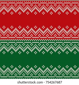 Christmas Design Knitted Background with a Place for Text. Wool Knit Sweater Texture Imitation