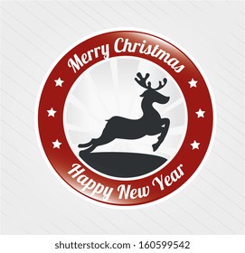 christmas design over background vector illustration