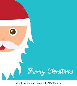 christmas design over blue background vector illustration 