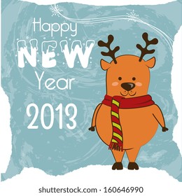 christmas design over blue  background vector illustration 