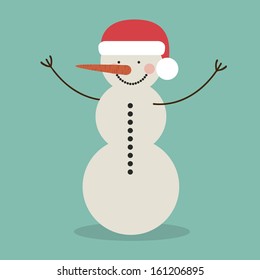 christmas design over blue   background vector illustration