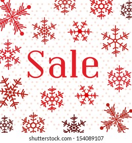 christmas design over dotted background vector illustration