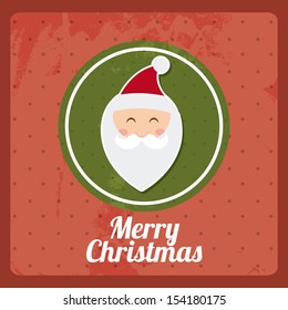 christmas design over dotted background vector illustration 