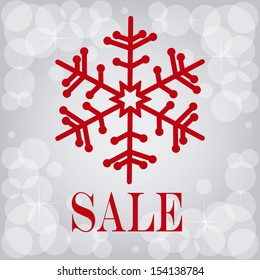 christmas design over gray background vector illustration