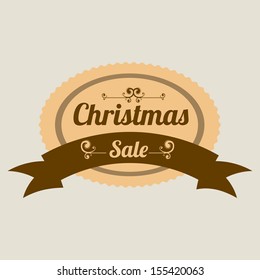 christmas design over gray background vector illustration