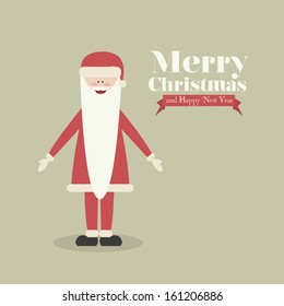 christmas design over gray  background vector illustration