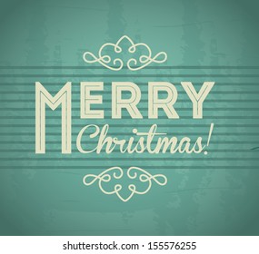 christmas design over green background vector illustration