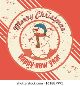 christmas design over pink background vector illustration
