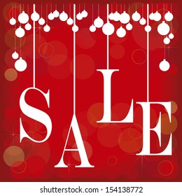 christmas design over red background vector illustration 