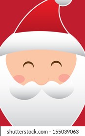 christmas design over red background vector illustration