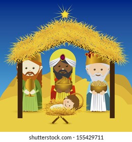 christmas design over sky background vector illustration 
