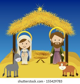 christmas design over sky background vector illustration