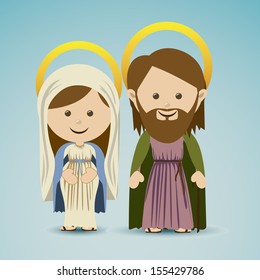 christmas design over sky background vector illustration