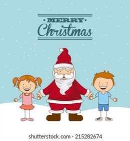 christmas design over sky   background vector illustration