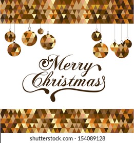 christmas design over white background vector illustration