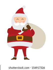 christmas design over white background vector illustration