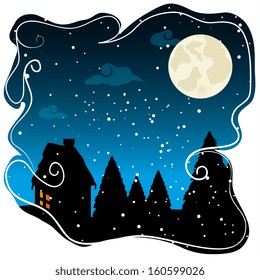 christmas design over white background vector illustration