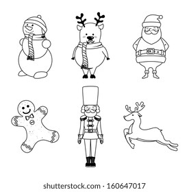 christmas design over white background vector illustration