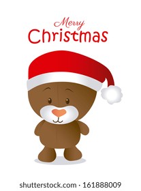 christmas design over white background vector illustration