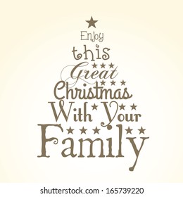 christmas design over white  background vector illustration