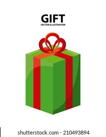 christmas design over white background vector illustration