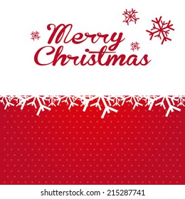 christmas design over  white background vector illustration