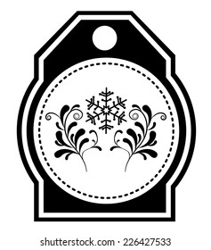 Christmas design over white background, vector illustration