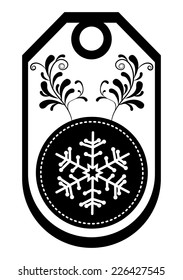 Christmas design over white background, vector illustration