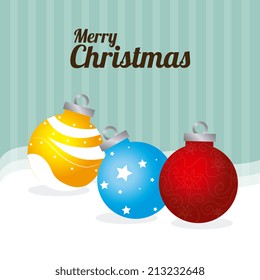 Christmas design over white background,vector illustration