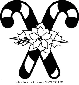 Christmas design with Poinsettia  is suitable for t-shirt, laser cutting, sublimation, hobby, cards, invitations, website or crafts projects. Perfect for magazine, news papers, posters etc.