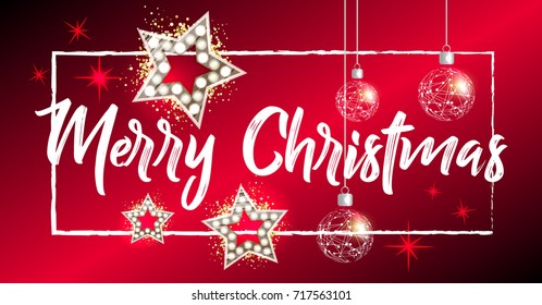 Christmas design for poster, card or brochure.
