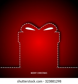 Christmas Design Red Background