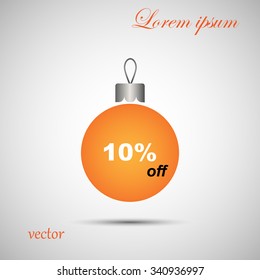 Christmas design, sale card