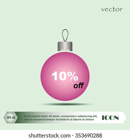 Christmas design, sale card
