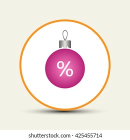 Christmas design, sale card