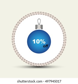 Christmas design, sale card