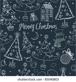 christmas design with snowman