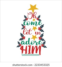 Christmas Design, Svg, Eps Vector file