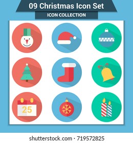 Christmas design template card. Vector background