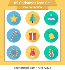 Christmas design template card. Vector background