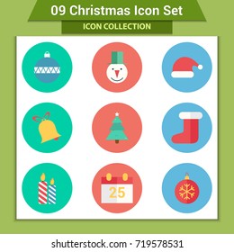 Christmas design template card. Vector background