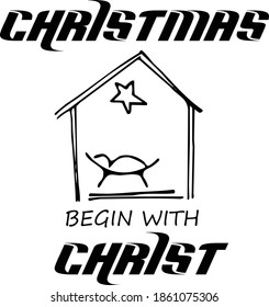 Christmas Design, Typography for print or use as poster, card, flyer or T Shirt
