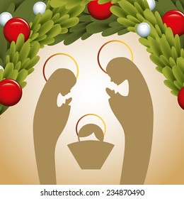christmas  design , vector illustration